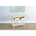 Sunny Designs Side Table White Sand - Bed & Sofa Hub