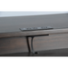 Sunny Designs Console Table with USB Power Pack Coffee Bean - Bed & Sofa Hub