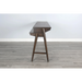Sunny Designs Console Table with USB Power Pack Coffee Bean - Bed & Sofa Hub