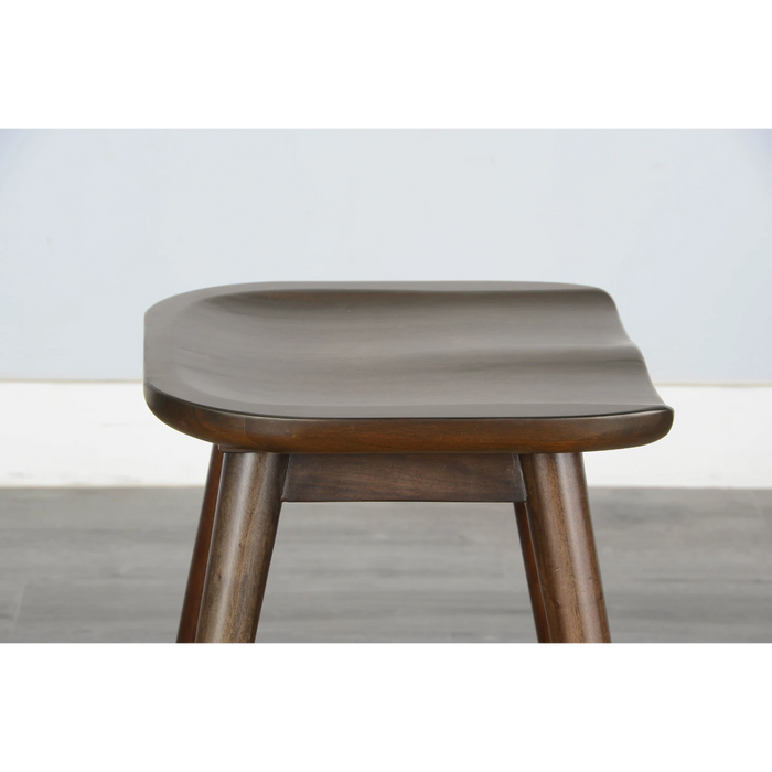 Sunny Designs Counter Stool with Saddle Seat Coffee Bean - Bed & Sofa Hub
