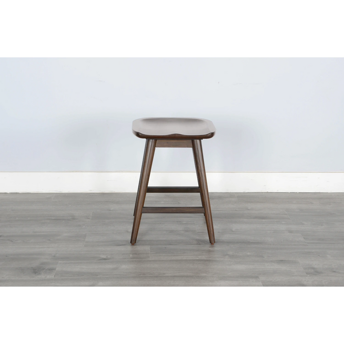Sunny Designs Counter Stool with Saddle Seat Coffee Bean - Bed & Sofa Hub