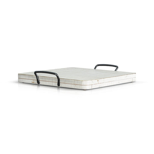 Sunny Designs Ottoman Tray White Sand - Bed & Sofa Hub