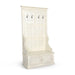 Sunny Designs Weathered Wood Hall Tree White Sand - Bed & Sofa Hub