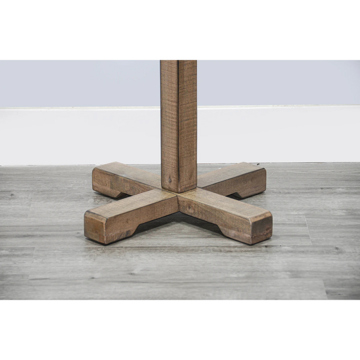 Sunny Designs Traditional Solid Wood Hat Rack with 8-Prong Hooks Beach Pebble - Bed & Sofa Hub