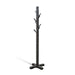 Sunny Designs Traditional Solid Wood Hat Rack with 8-Prong Hooks Black Sand - Bed & Sofa Hub