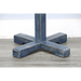 Sunny Designs Traditional Solid Wood Hat Rack with 8-Prong Hooks Ocean Blue - Bed & Sofa Hub