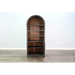 Sunny Designs Arched Display Cabinet with Doors Urban Bronze - Bed & Sofa Hub