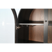 Sunny Designs Arched Wine Bar Cabinet Black Magic - Bed & Sofa Hub