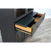 Sunny Designs Arched Wine Bar Cabinet Black Magic - Bed & Sofa Hub