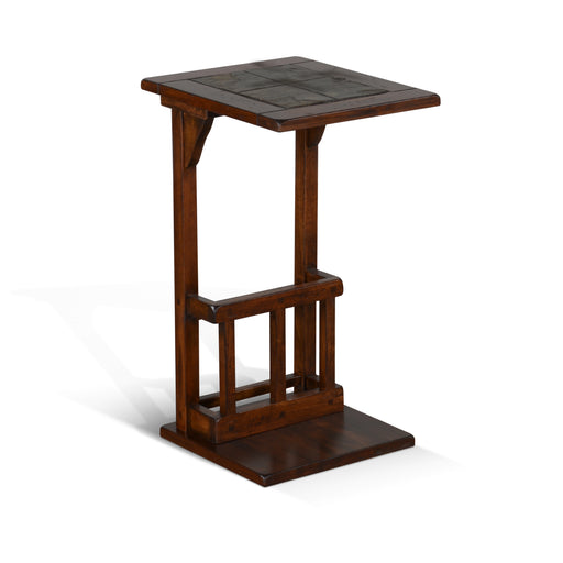 Sunny Designs Savannah 12.5" Traditional Wood Table Dark Chocolate - Bed & Sofa Hub