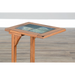 Sunny Designs Savannah 12.5" Traditional Wood Table Rustic oak - Bed & Sofa Hub