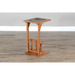 Sunny Designs Savannah 12.5" Traditional Wood Table Rustic oak - Bed & Sofa Hub