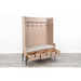 Sunny Designs Alyssa Bench Hall Tree Oak Grove - Bed & Sofa Hub