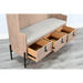 Sunny Designs Alyssa Bench Hall Tree Oak Grove - Bed & Sofa Hub