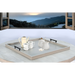Sunny Designs Square Tessa Ottoman Tray Pavestone - Bed & Sofa Hub