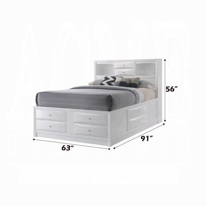 ACME Ireland Queen Bed W/Storage - Bed & Sofa Hub