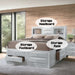 ACME Ireland Full Bed W/Storage - Bed & Sofa Hub