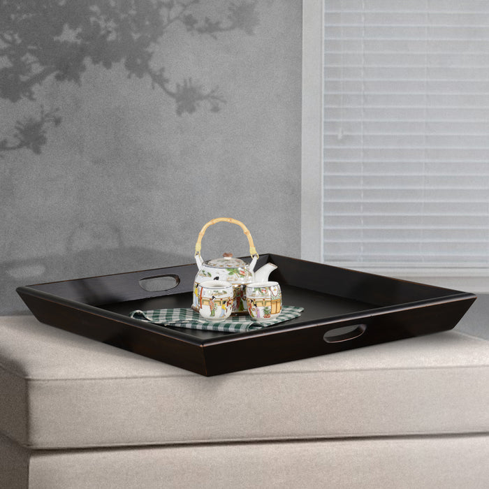 Sunny Designs Black Walnut Ottoman Tray Black Walnut - Bed & Sofa Hub