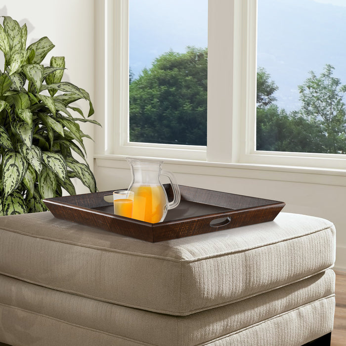 Sunny Designs Homestead Ottoman Tray Tobacco Leaf - Bed & Sofa Hub
