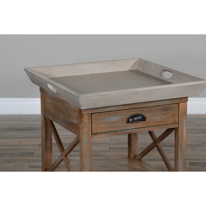 Sunny Designs Westwood Taupe Ottoman Tray Westwood Taupe - Bed & Sofa Hub
