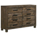 Coaster Woodmont 5-piece Bedroom Set Rustic Golden Brown - Bed & Sofa Hub