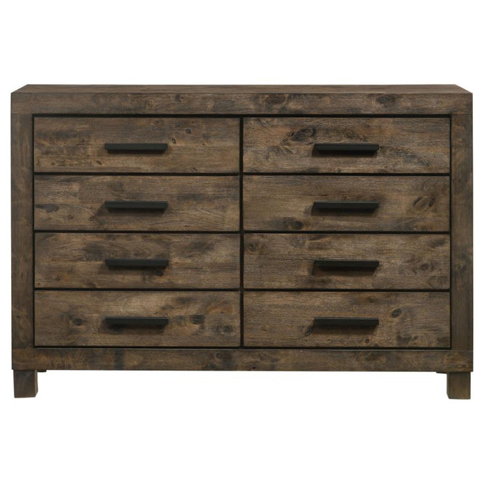 Coaster Woodmont 5-piece Bedroom Set Rustic Golden Brown - Bed & Sofa Hub