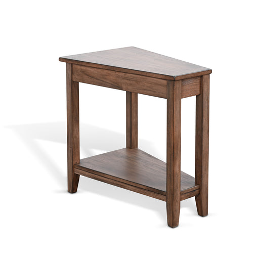 Sunny Designs Doe Valley Chair Side Table Buckskin - Bed & Sofa Hub