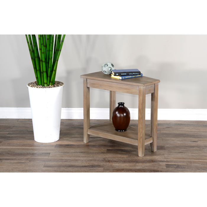 Sunny Designs Chair Side Table Grey Wolf - Bed & Sofa Hub