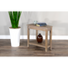 Sunny Designs Chair Side Table Grey Wolf - Bed & Sofa Hub