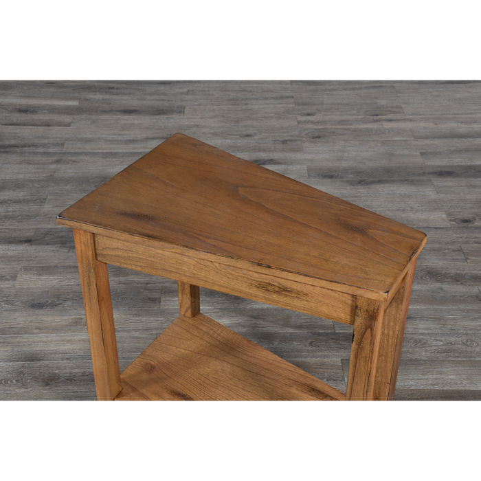 Sunny Designs Sedona Chair Side Table Rustic Oak - Bed & Sofa Hub
