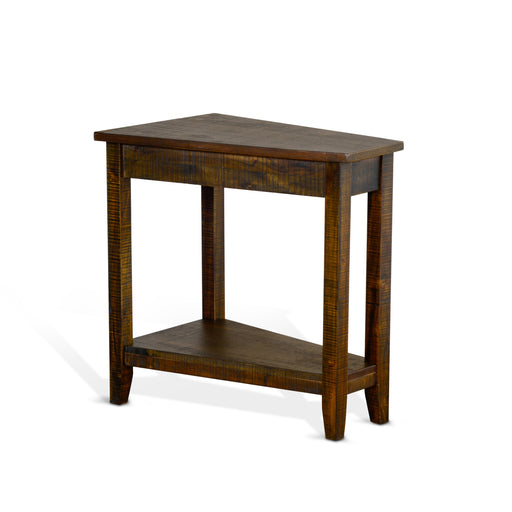 Sunny Designs Chair Side Table Tobacco Leaf - Bed & Sofa Hub