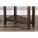 Sunny Designs Chair Side Table Tobacco Leaf - Bed & Sofa Hub