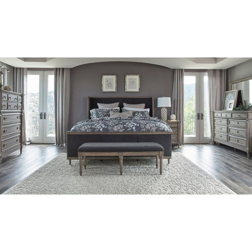 Coaster Alderwood 5-piece Bedroom Set French Grey - Bed & Sofa Hub