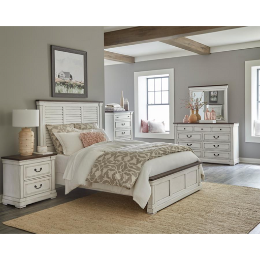 Coaster Hillcrest 5-piece Bedroom Set Distressed White - Bed & Sofa Hub