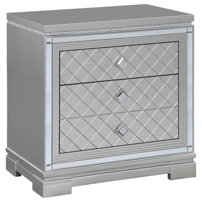 Coaster Eleanor 4-piece Bedroom Set Metallic Mercury - Bed & Sofa Hub