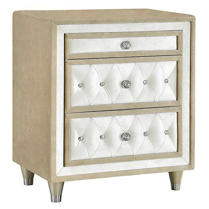 Coaster Antonella 4-piece Bedroom Set Ivory - Bed & Sofa Hub