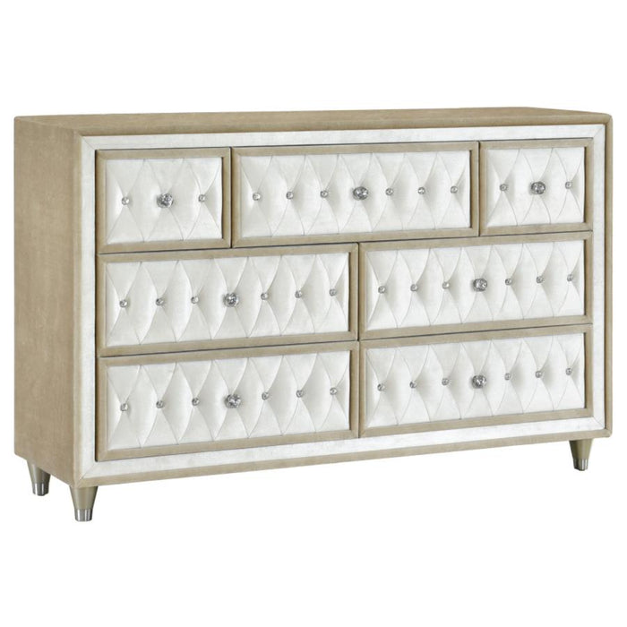 Coaster Antonella 4-piece Bedroom Set Ivory - Bed & Sofa Hub