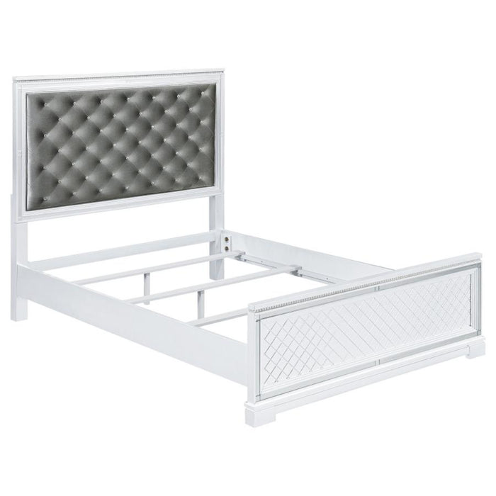 Coaster  Eleanor 5-piece Bedroom Set White - Bed & Sofa Hub