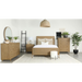 Coaster Arini 5-piece Bedroom Set Sand Wash and Natural Cane - Bed & Sofa Hub