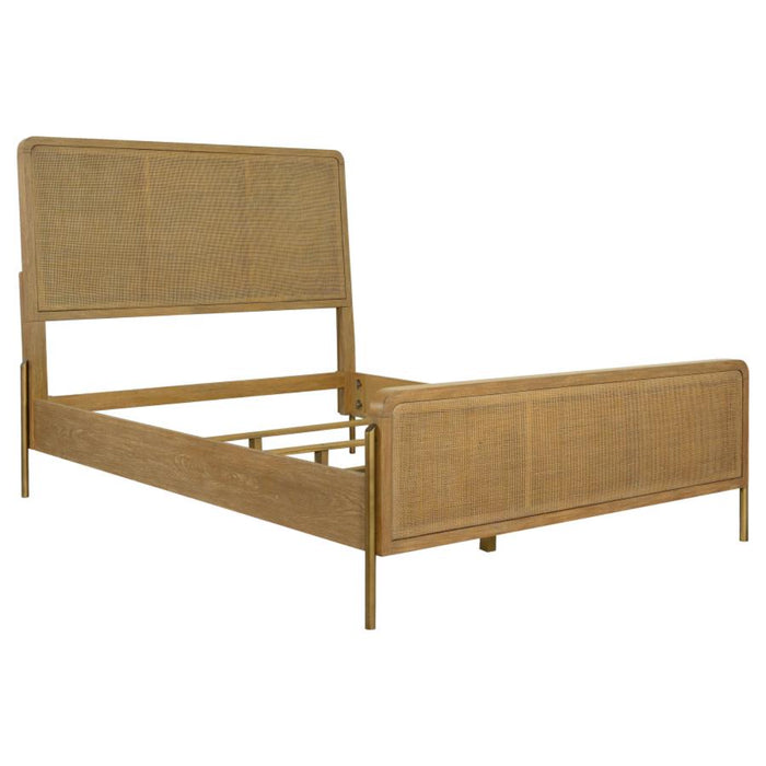 Coaster Arini 5-piece Bedroom Set Sand Wash and Natural Cane - Bed & Sofa Hub