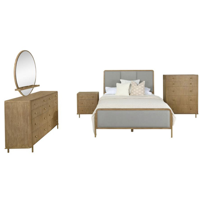 Coaster Arini 5-piece Bedroom Set Sand Wash and Grey - Bed & Sofa Hub