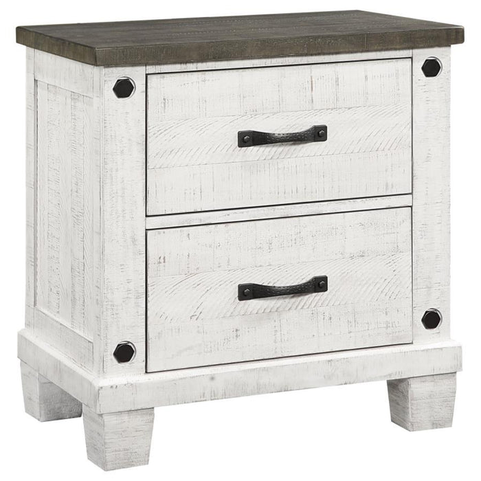 Coaster Lilith 5-piece Bedroom Set Distressed White - Bed & Sofa Hub
