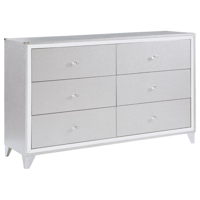 Coaster Larue 4-piece Bedroom Set Silver - Bed & Sofa Hub