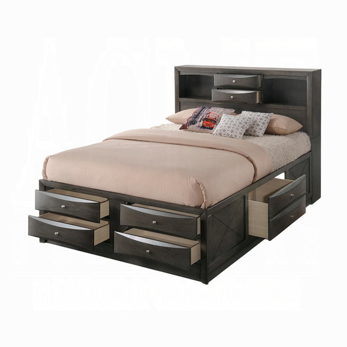 ACME Ireland Queen Bed W/Storage - Bed & Sofa Hub