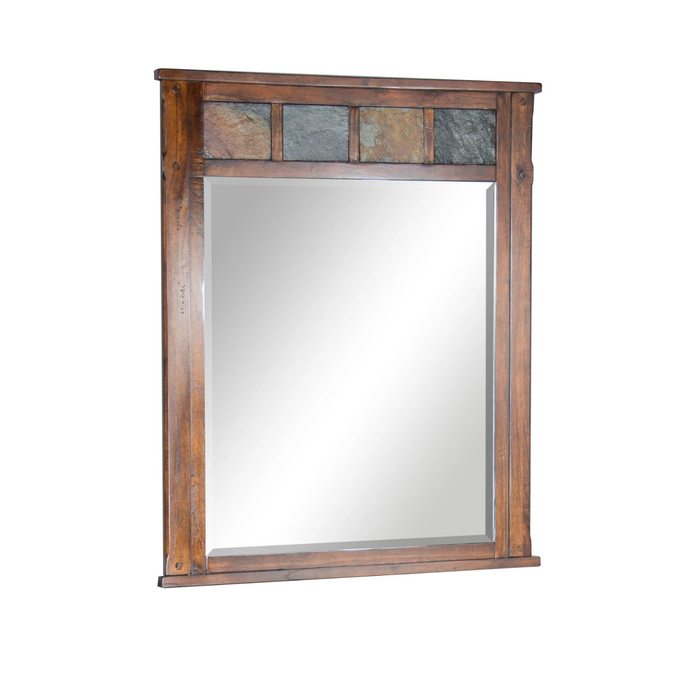 Sunny Designs Santa Fe Mirror Dark Chocolate - Bed & Sofa Hub