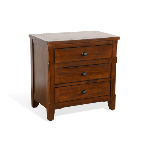 Sunny Designs Santa Fe Night Stand Dark Chocolate - Bed & Sofa Hub