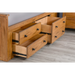 Sunny Designs Eastern King Storage Bed with Slate Rustic Oak - Bed & Sofa Hub