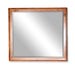 Sunny Designs American Modern 42" Mitred Solid Wood Mirror in Cinnamon - Bed & Sofa Hub