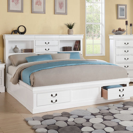 ACME Louis Philippe III Queen Bed W/Storage - Bed & Sofa Hub