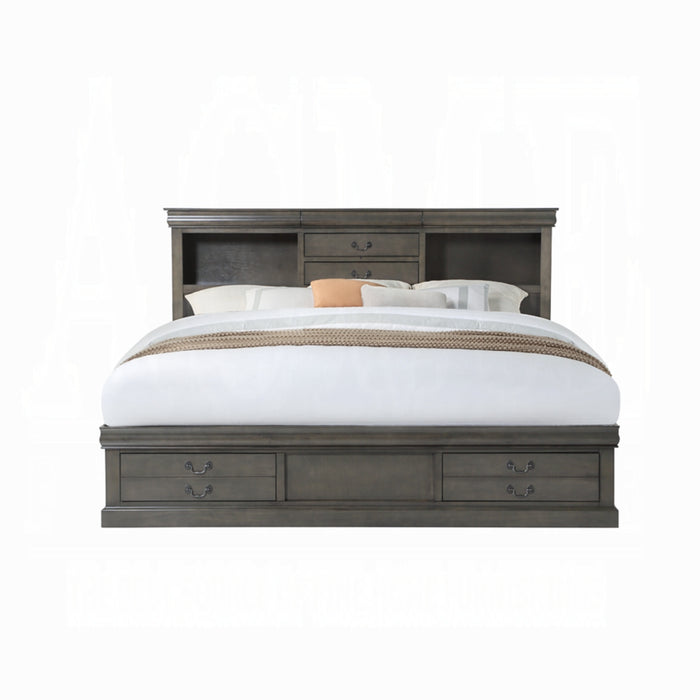 ACME Louis Philippe III Queen Bed W/Storage - Bed & Sofa Hub